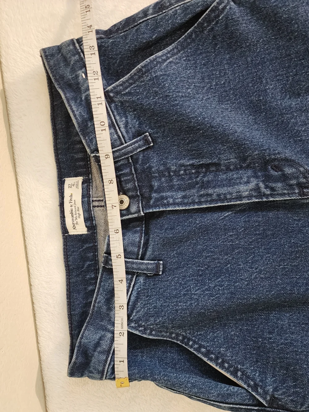 Abercrombie 90s Relaxed High Rise 27 Trouser Jeans NWOT - Picture 8 of 11